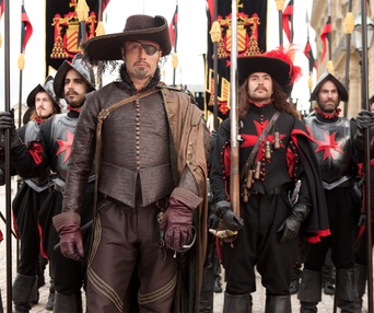 Une scène du film The Three Musketeers