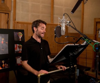 Dans le studio d'enregistrement de Cloudy with a Chance of Meatballs 2