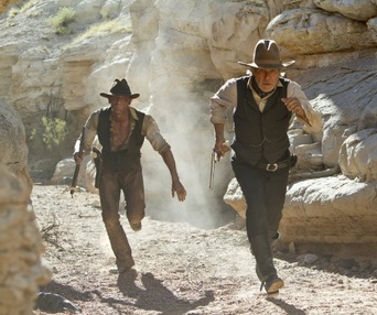 Une scène du film Cowboys & Aliens