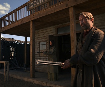 Une scène du film The Salvation