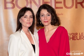 Sur le plateau du film Au revoir le bonheur