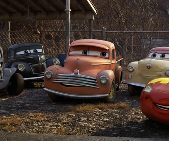 Une scène du film Cars 3