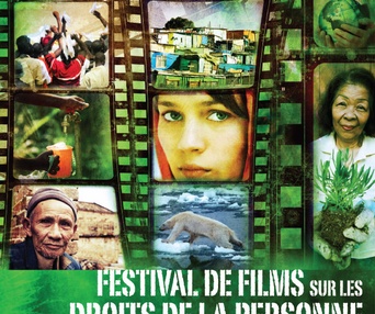 Affiche du Festival de Films sur les Droits de la Personne de Montréal