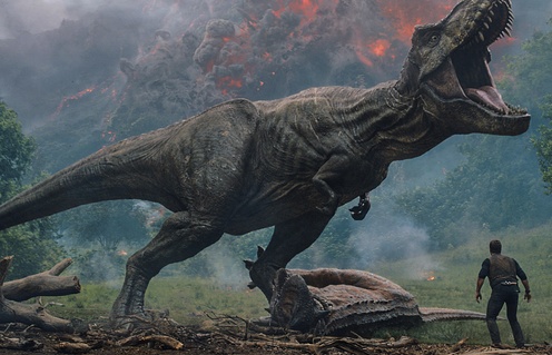 Une scène du film Jurassic World: Fallen Kingdom