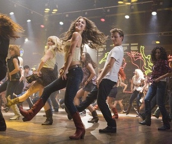 Une scène du film Footloose