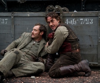 Une scène du film Sherlock Holmes: A Game of Shadows