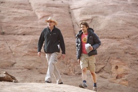 Sur le plateau du film 127 Hours Sur le plateau du film 127 Hours