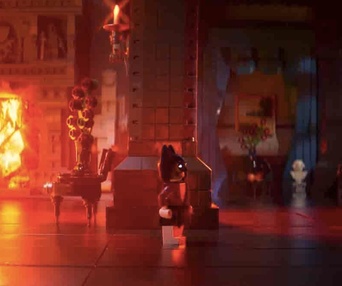 Une scène du film The Lego Batman Movie
