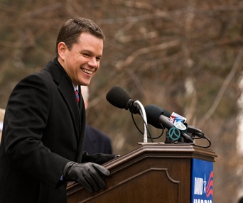 Une scène du film The Adjustment Bureau