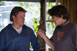 Sur le plateau du film We Bought a Zoo Sur le plateau du film We Bought a Zoo