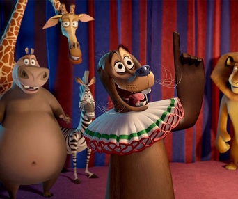 Une scène du film Madagascar 3: Europe's Most Wanted