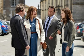 Une scène du film Belles familles