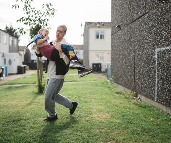 Une scène du film Scrapper