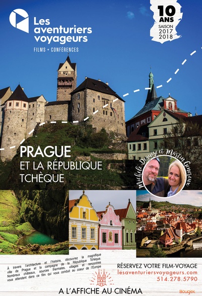 Affiche du film Les aventuriers voyageurs - Prague et République Tchèque