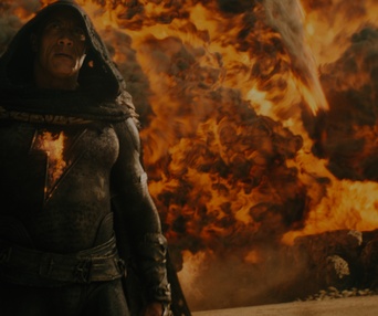 Une scène du film Black Adam
