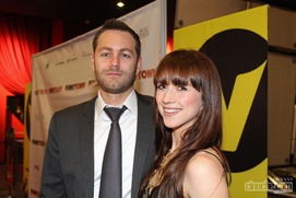 Sur le tapis rouge du film Funkytown Sur le tapis rouge du film Funkytown