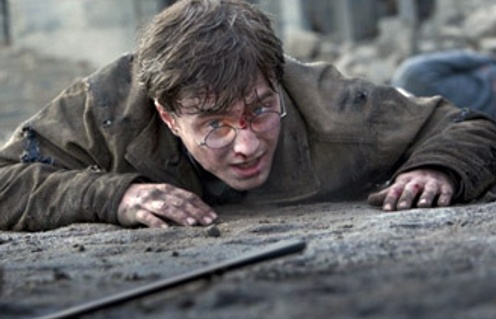 Daniel Radcliffe dans le film Harry Potter and the Deathly Hallows: Part 2