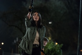 Une scène du film The Predator