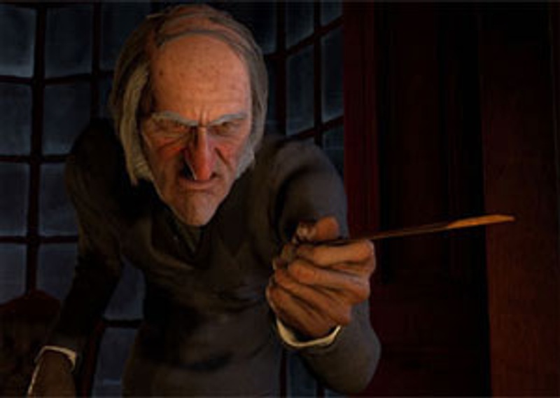 Une scène du film A Christmas Carol