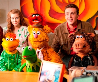 Une scène du film The Muppets