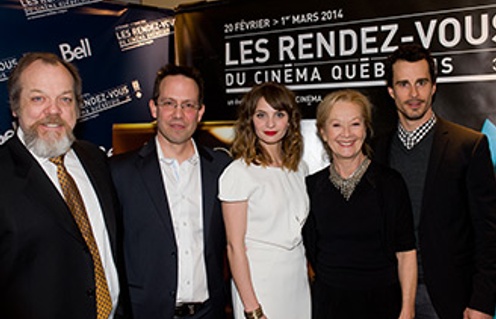 Sur le tapis rouge du film L'ange gardien