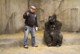 Sur le plateau du film Zookeeper Sur le plateau du film Zookeeper