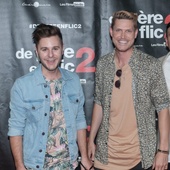 Sur le tapis rouge du film <em>De père en flic 2</em>