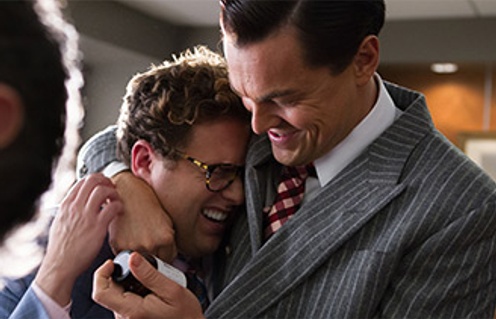 Une scène du film The Wolf of Wall Street