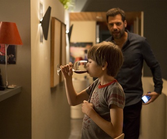 Une scène du film Papa ou maman