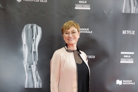Sur le tapis rouge du Gala Québec Cinéma 2019