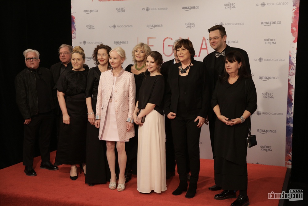 Sur le tapis rouge de Gala du cinéma Québécois