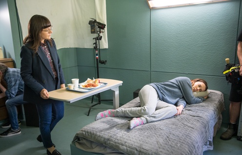 Images du tournage de la 2e saison de Bête noire