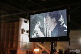 Sur le plateau du film Le problème d'infiltration Sur le plateau du film Le problème d'infiltration