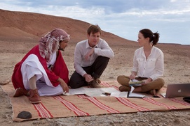 Une scène du film Salmon Fishing in the Yemen Une scène du film Salmon Fishing in the Yemen
