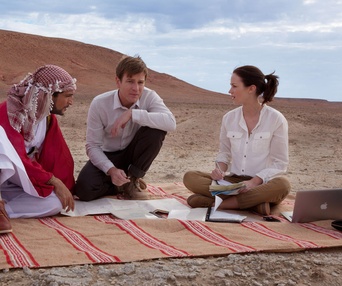Une scène du film Salmon Fishing in the Yemen