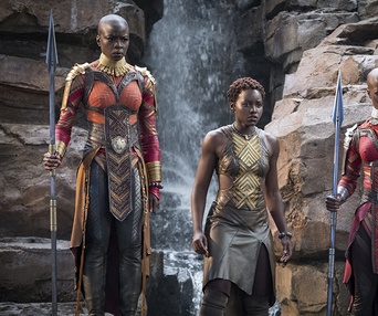 Une scène du film Black Panther