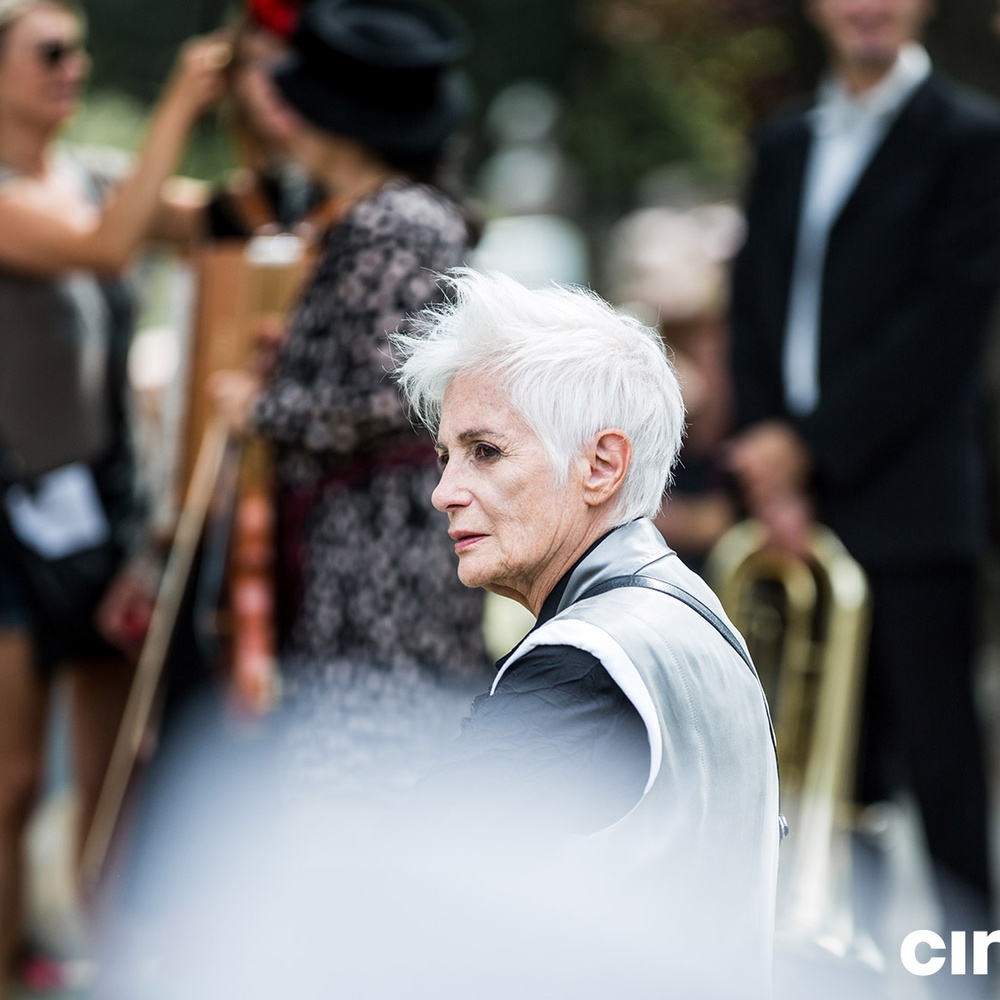 Sur le plateau du film Mon cirque à moi