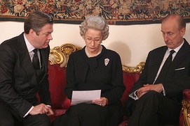 Scène du film Sa majesté la Reine