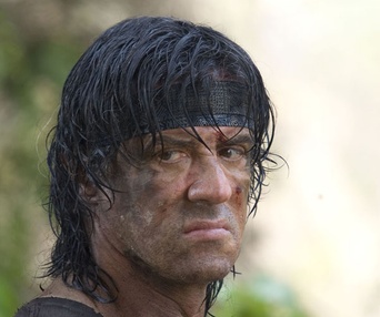 Scène du film Rambo