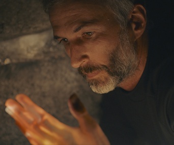 Une scène du film La montagne