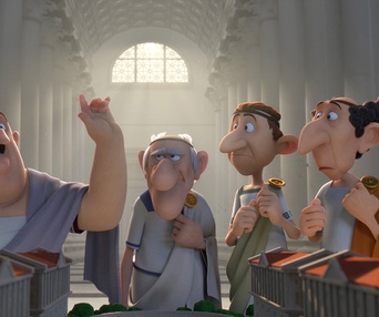 Une scène du film Astérix: Le domaine des Dieux