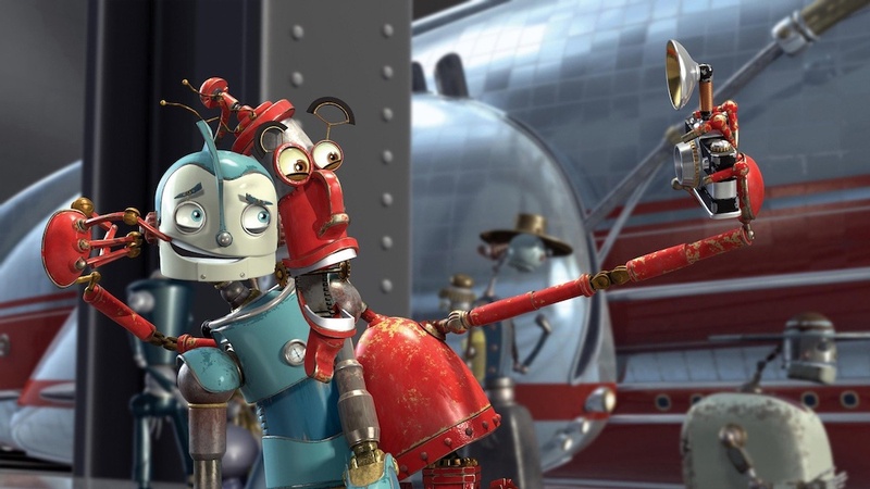 Une scène du film Robots
