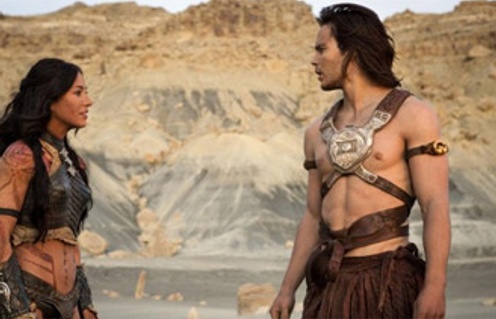 Lynn Collins et Taylor Kitsch dans John Carter