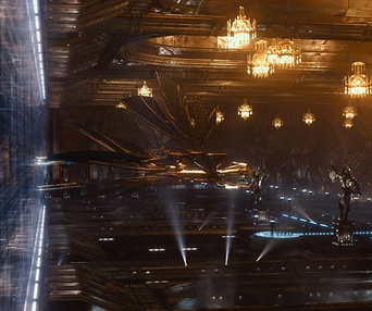 Une scène du film Jupiter Ascending
