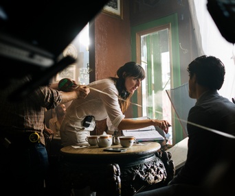 Une scène du film The Sun Is Also a Star