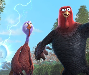 Une scène du film Free Birds