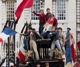Une scène du film Les Misérables
