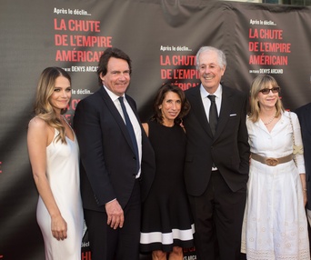 Tapis rouge du film La chute de l'empire américain