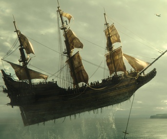 Une scène du film Peter Pan & Wendy