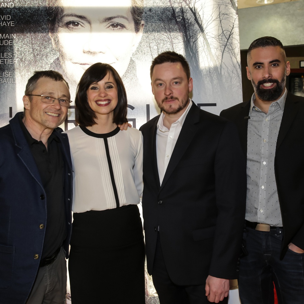 Sur le tapis rouge du film L'origine des espèces